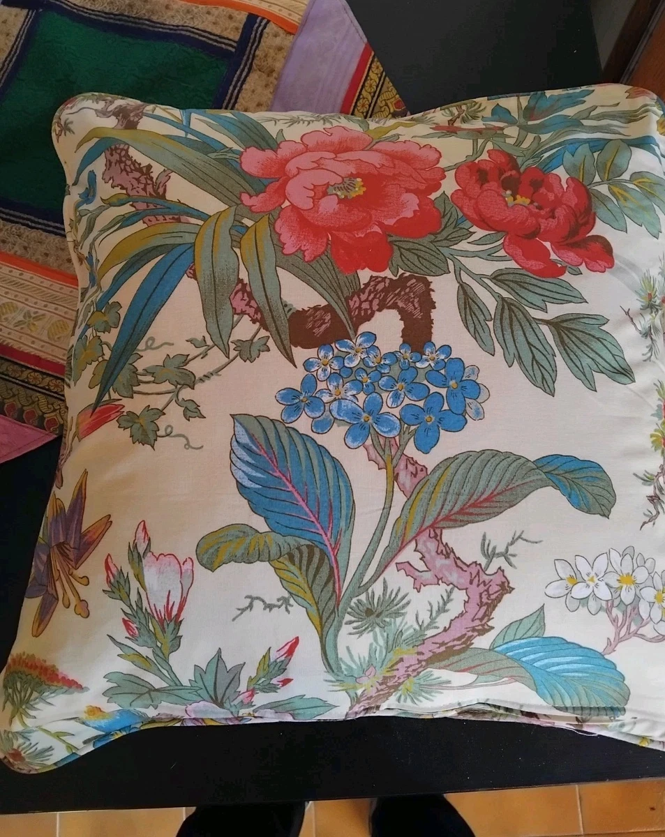 Copricuscino Decorativo Realizzato E Ricamato a Mano, in Cotone