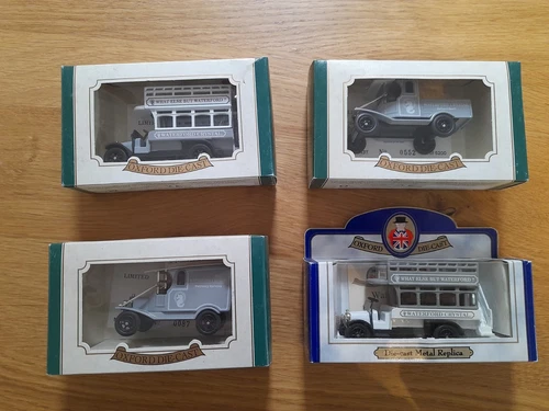 VANS LOTTO LAVORO OXFORD MODELLINO PRESSOFUSO VAN "WATERFORD CRYSTAL RAFFINATO x 4 EDIZIONI LIMITATE