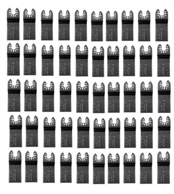 50 Pack Bi-Metal Oscillating Multi Tool Quick Release Saw Blades Multitool