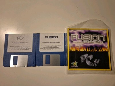 Fusion Professional & PC X Macintosh Emulator'' von Blittersoft Retro Selten