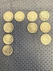 Full Date US Buffalo Nickels - Lot of 10 - Circulated - Great Mix!!