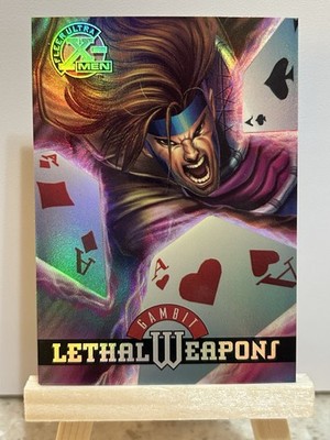  Ultra X-Men Gambit 5 OF 9 Lethal Weapons Holo Card 1995 Fleer Marvel Studios