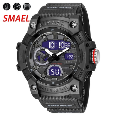 #ad Men#x27;s Military Tactical Sports Watch LED Digital Backlight Waterproof Wristwatch $9.99