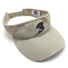 SACRAMENTO RIVER CATS visor beige adjustable cotton hat MiLB