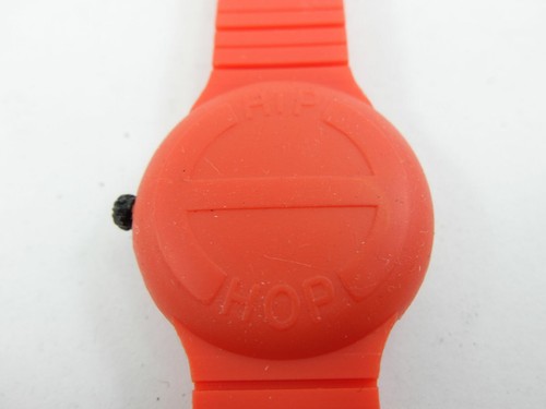 Orologio HIP HOP Silicone gomma Plastica Acciaio Rosso Quarzo Unisex 311vv17 - Foto 8 di 8