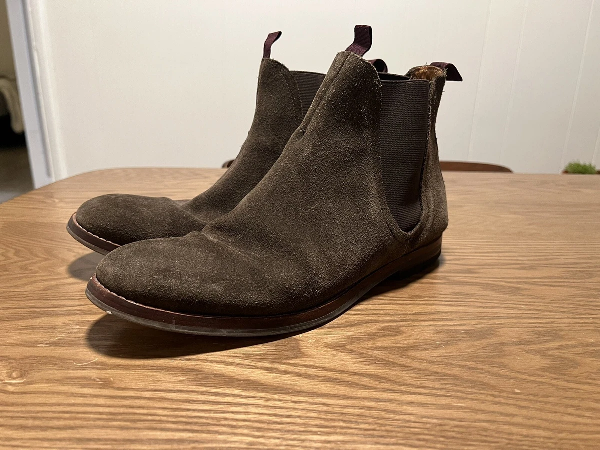 h by hudson brown suede chelsea boots eBay