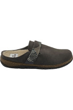 Earth Origins Warm-Lined Suede Clogs Eloise Gray Brick