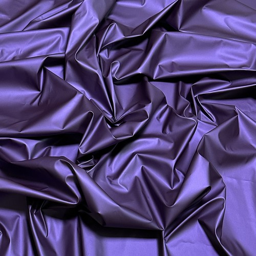 MATTE VINYL PLEATHER GOTHIC FETISH FABRIC WATERPROOF RAINCOAT BLACK WHITE 54'W - Picture 132 of 149