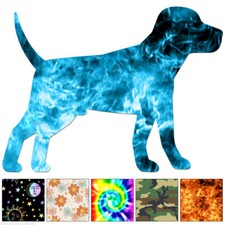 Beagle Dog - Decal Sticker - Multiple Patterns Sizes - ebn6524