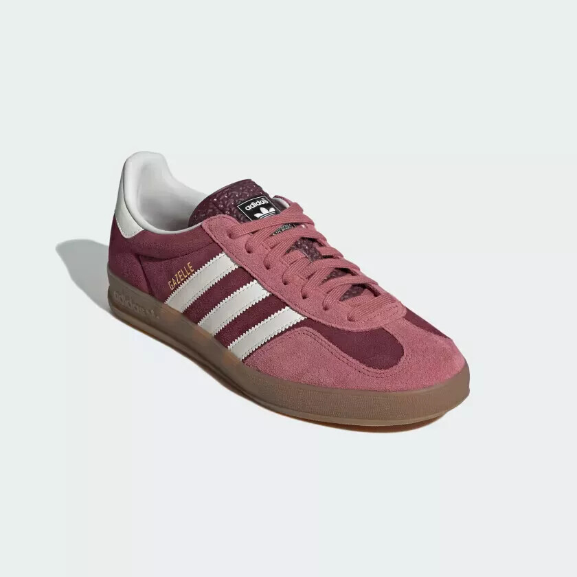 IF9647] Adidas Men's GAZELLE INDOOR Maroon/Cloud White *NEW