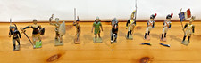 Vintage Assorted CBG Mignot Lead Soldiers, Lot of 10