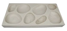 Stone Master Molds Rubber Mold for Concrete, River Rock Flats, 23.75x11.5