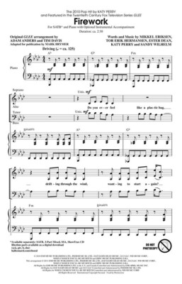 Firework SATB Pop Choral Series Katy Perry