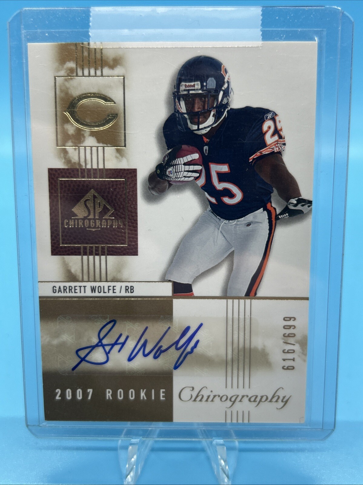 Garrett Wolfe SP Chirography #121 Autograph