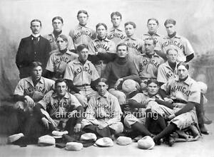 Photo 1902 Ann Arbor MI "University of Michigan Tennis Team" 