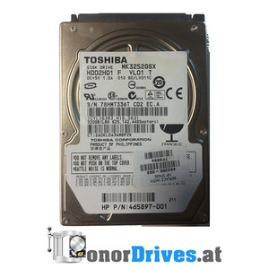 Toshiba HDD2H01 - MK3252GSX - 320 GB - SATA - A5A002217010 Rev. A*