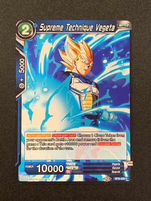 Supreme Technique Vegeta BT8-029 C - Blue - Dragonball Super TCG