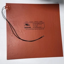 Slilicone Rubber Flexible heater 115Volts, 720Watts 6.5 Amps ,12In x12In