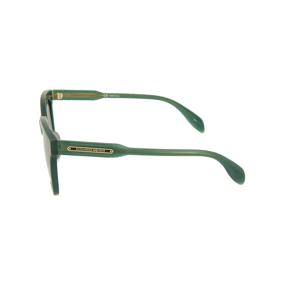 Gafas de sol Alexander Mcqueen unisex cuadradas 55 mm verdes Foto 3 de 3