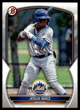 2023 Bowman Draft #BD-108 Jesus Baez Rookie New York Mets