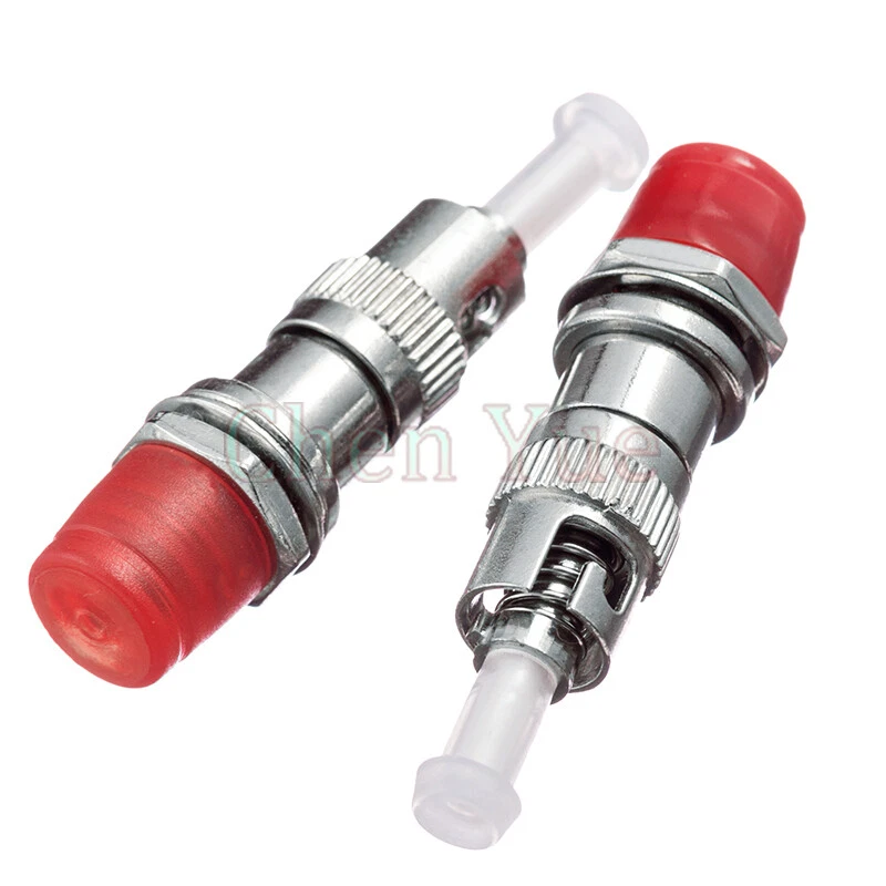 2pcs Fiber Optic Connector FC Female -ST Male Fiber Adapter ST-FC Flange Coupler - Image 3 of 4
