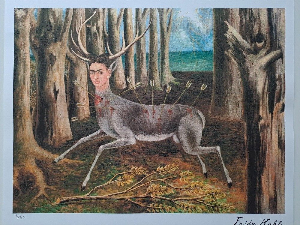 Frida Kahlo Firmado - El Ciervo Herido - Certificado