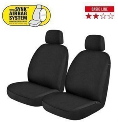 Coprisedile Auto Universale Anteriore Coprisedile Protettivo Anteriore Impermeabile Hydrophobic Line Nero 147x60cm Norris 1493105 Copri Schinale Per Auto - Foto 2