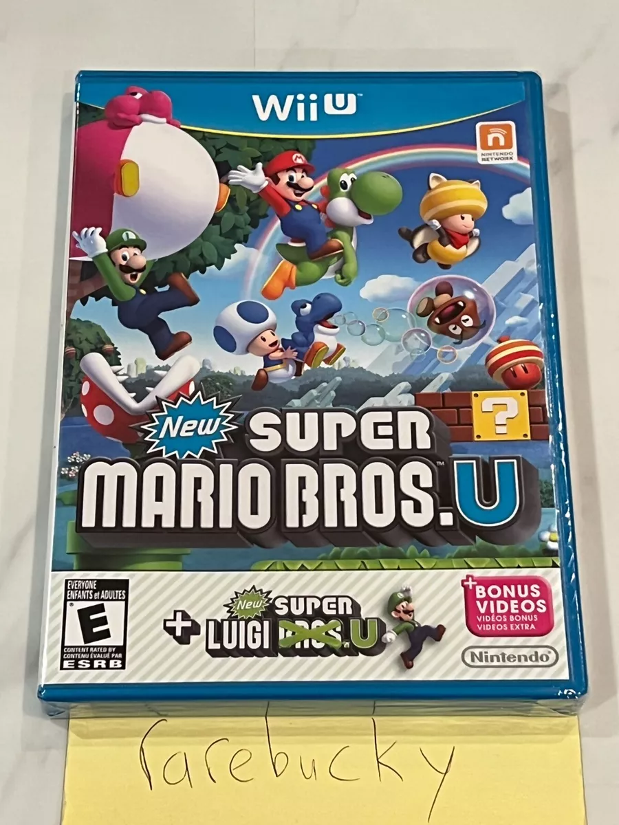  New Super Mario Bros. U Plus New Super Luigi U Select (Nintendo  Wii U) : Video Games