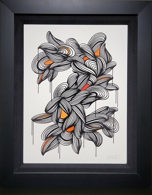 Sound of the Sun #15, Kef! Hand painted screen print, and regular