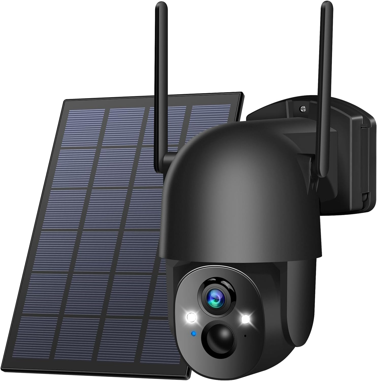 3MP 2K Solar-Powered Wireless Outdoor Security Camera with 2.4G Connectivity