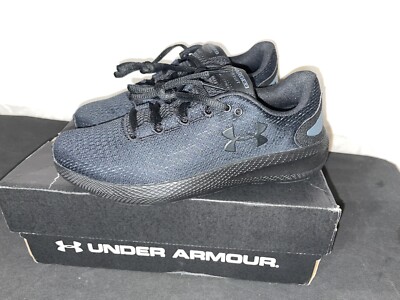Damen Under Armour Charged Pursuit 2 Laufschuhe in Schwarz. Neu Verpackt UK 4
