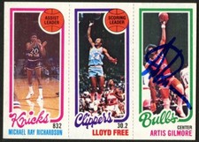 Artis Gilmore signed autograph auto 1980-81 Topps Basketball Trading Card