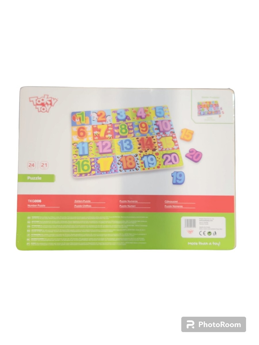Tooky Toy, Number Puzzle, Wooden Toy, Best Gift Choice | eBay