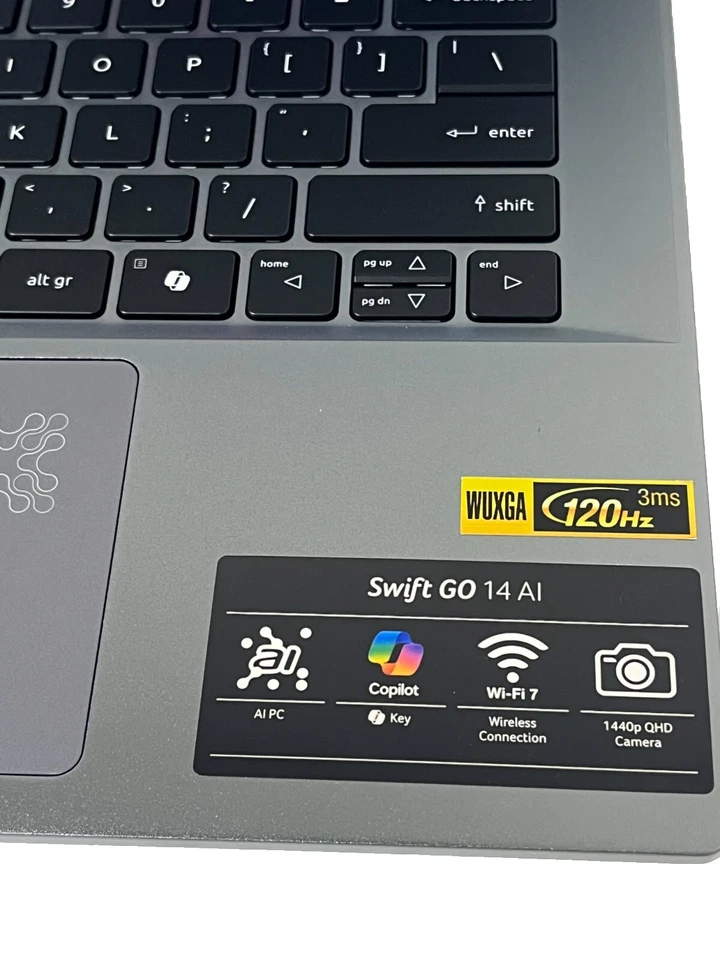 Acer Swift Go 14 AI SFG14-01 Snapdragon X 16Gb RAM 512GB 14.5" WUXGA IPS 120Hz - Bild 3 von 4