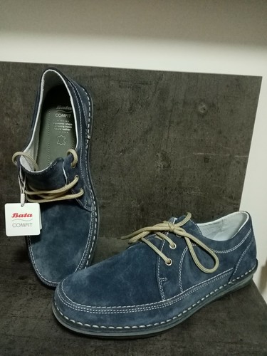 Scarpe Mocassini Uomo Bata blu N.42 comfortable shoes vestibiltá zara | eBay