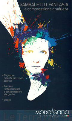 Modasana Gambaletti Lycra compressione forte 18mmHg calze uomo