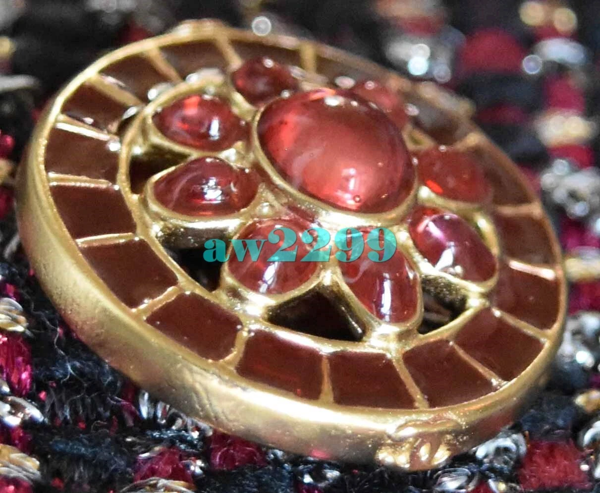 GIACCA BLAZER CHANEL NUOVA PRE AUTUNNO 2012 PARIS BOMBAY GRIPOIX BOTTONE 40 38