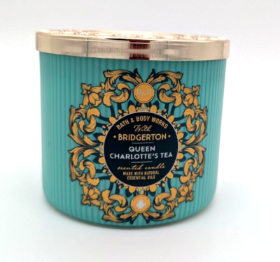 Bath & Body Works BRIDGERTON QUEEN CHARLOTTE'S TEA Regency 3-wick