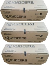 Kyocera 1T02T90US0 Model TK-3162 Black Toner Kit Pack of 3