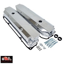 Fits Big Block Dodge Mopar Fabricated Polished Aluminum Valve Covers 383 440