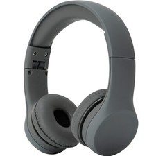 Play Kids Headphones with Volume Limiting Safe Audio for Toddlers Grey