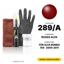 Lackstift F&uuml;r Alfa Romeo 159 289/A Rosso Alfa Komplett PKW Lack Reparatur Stift