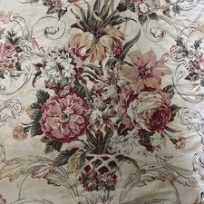 Ralph Lauren Guinevere Medieval Ruffled Standard Pillow Sham Cotton Handmade