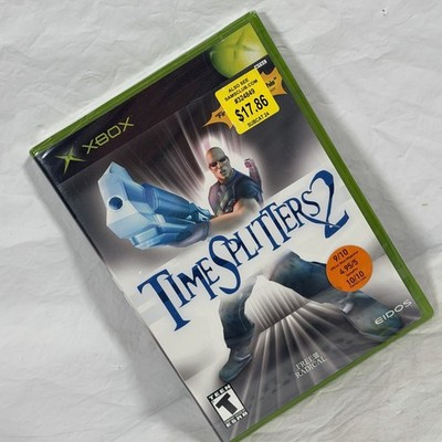 TimeSplitters 2 Time Splitters II Black Label Microsoft Xbox BRAND NEW SEALED!