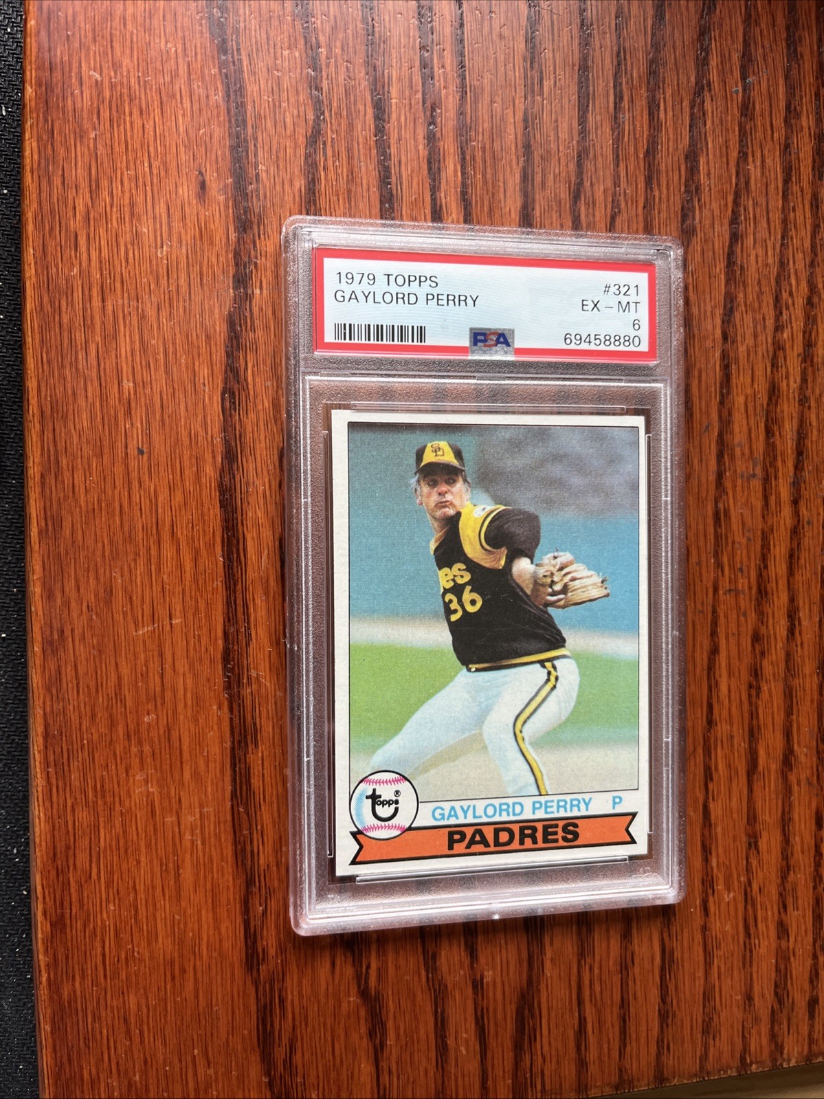 1979 Topps Gaylord Perry PSA 6 EX/MT # 321 Padres HOF