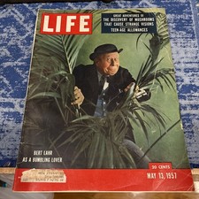 VTG Life Magazine May 13 1957 Bert Lahr / Seeking the Magic Mushroom