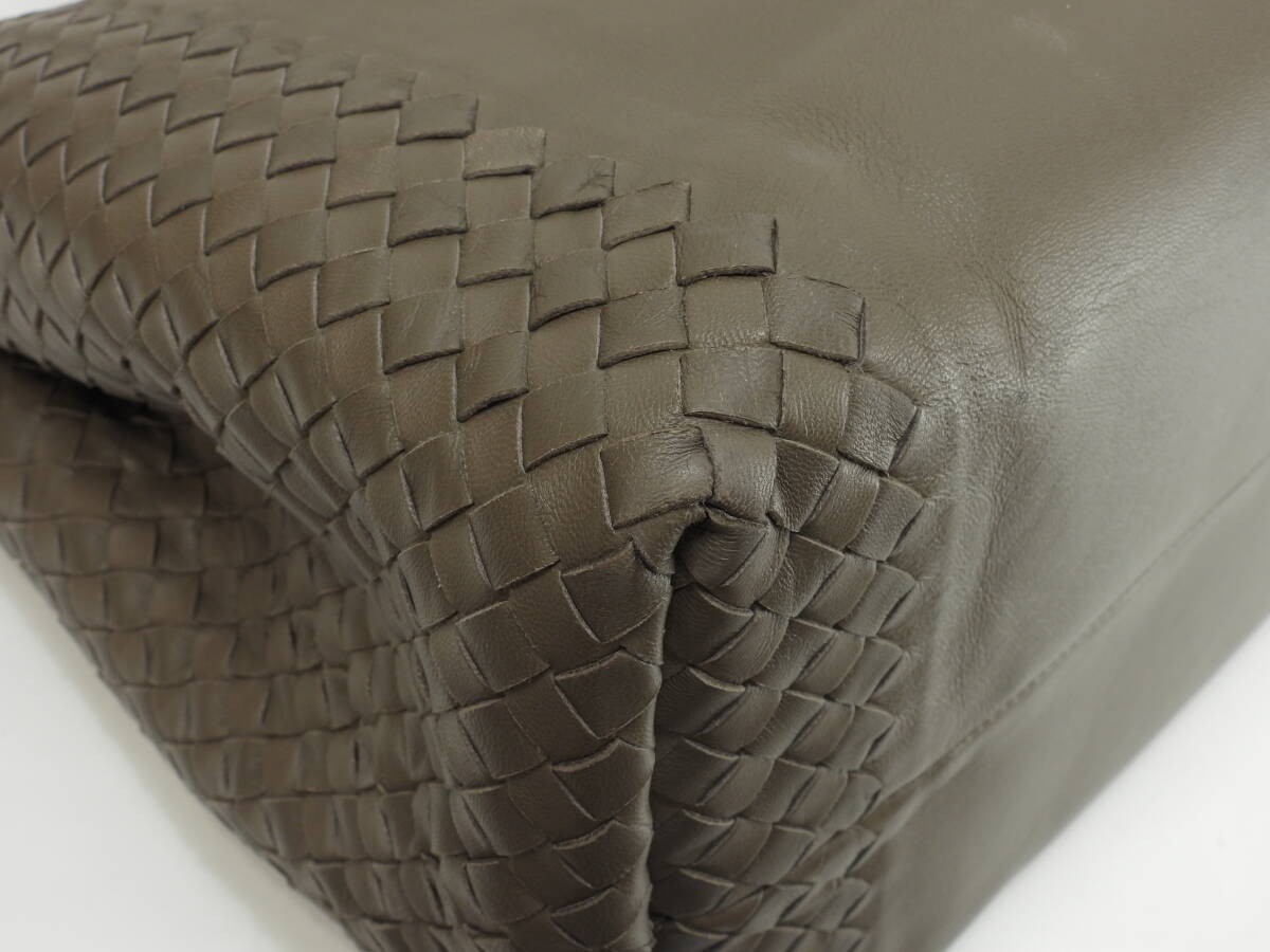 Bottega Veneta Tote Bag Intrecciato Leather Ash 4 in Used thumbnail 6
