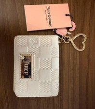 Juicy Couture White Check Faux Leather ID/Doc...