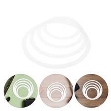 12 Pcs Drum Accessories Dampening Rings Music Instrument Supplies Mute