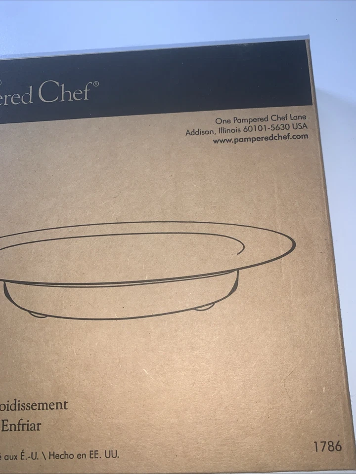 Inserto de enfriamiento verde Pampered Chef para hilandero de ensaladas #1786 - NUEVO en caja Foto 3 de 4